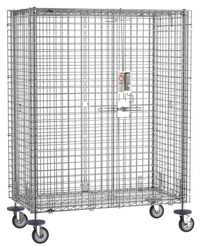 Metro Controlled Access  Wire Security Cart